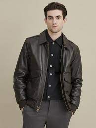 Mens Real A2 Flight Pilot Bomber Leather Jacket Pilot Bomber Jacket Mens Leather Jacket Mens Jacket Vintage Jacket Bomber Jacket In 2021 Leather Jacket Leather Jacket Brands Leather Bomber Jacket