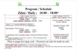 * in cazul nerealizarii numarului minim de participanti mentionat in program agentia isi rezerva dreptul de a anula excursia, oferind posibilitatea inscrierii la un program similar Din Acest Weekend Canionul 7 ScÄƒri È™i Tiroliana Vor FuncÈ›iona Zilnic Newsbv
