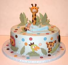 Animal prints like stripes and spots are chic and sweet for baby show … Living Room Decorating Ideas Jungle Baby Shower Cake For Girl