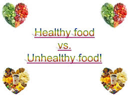Find the food combination of your soul. Healthy Vs Unhealthy Food