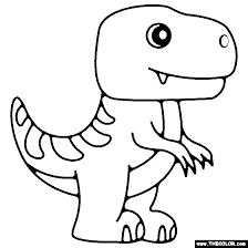 Dogs love to chew on bones, run and fetch balls, and find more time to play! Dinosaur Online Coloring Pages