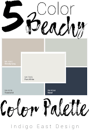 5 Color Beachy Color Palette Homedecor Interiordesign Design Color Colorpalette Beach Hamptons House Color Palettes Beachy Colors Paint Colors For Home