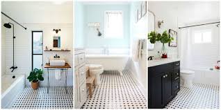 The pairing of black and white in bathroom design provides assurance and sophistication, even though it is key to use them with balance and harmony in. Classic Black And White Tiled Bathroom Floors Are Making A Huge Comeback