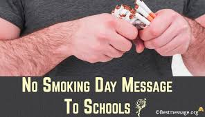Cancer is no joke, so put down that smoke. 10 Best No Smoking Day Message To Schools Posters Slogans