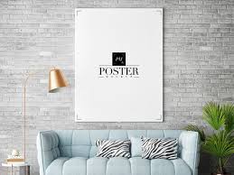Room Interior Frame Poster Mockup Psd Free Poster Mockup Poster Mockup Psd Frame Mockup Free