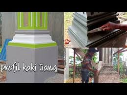 Tidak hanya terlihat kekinian, tiang bulat juga mengundang kesan mewah desain model tiang teras rumah minimalis. Cara Membuat Profil Kaki Tiang Teras Rumah Part 2 Youtube