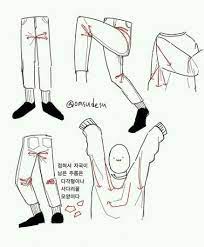 Adjust the construction guidelines to achieve different kinds of anime faces. 46 Ideas For Drawing Clothes Side View Drawing Wrinkles Drawing Clothes Art Reference Photos