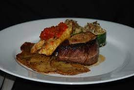 Filet Mignon Lili Saute Of Chicken Lyonnaise With A Vege Flickr