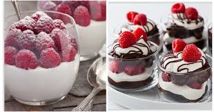 Kostliches Quark Dessert Mit Mascarponecreme Himbeeren Und Geraspelter Schokolade Rezept Leckerschmecker Lebensmittel Essen Einfacher Nachtisch