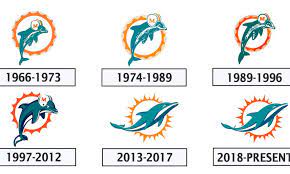 (100, 21, 42, 2) pantone: The Evolution Of The Miami Dolphins Logo 305sports