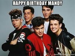 Happy Birthday Mandy New Kids On The Block Meme Generator New Kids On The Block New Kids Nkotb