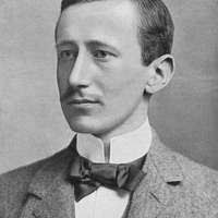 Guglielmo Marconi, 1874-1937 portrait photograph, facing left
