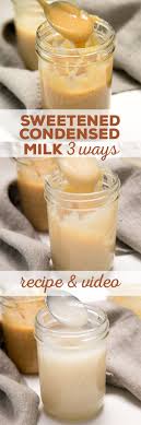 This desert dish should be thick and smooth. Homemade Sweetened Condensed Milk Cheap Easy Even Dairy Free