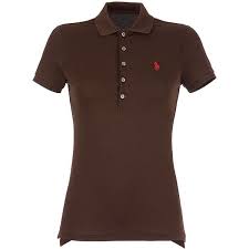 Mohican Brown Julie Polo Shirt Price Compare Liked On Polyvore Featuring Tops Brown Top Polo Shirts And Brown Pol Causal Shirt Shirt Price Clothes Design
