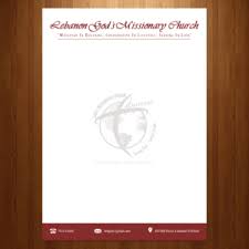 Create your own church letterheads in minutes. Elegant Colorful Church Letterhead Design For God S Missionary Church By Kousik Design 12928885