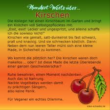 Hundert Worte Uber Kirschen Kirschen Worter Essen