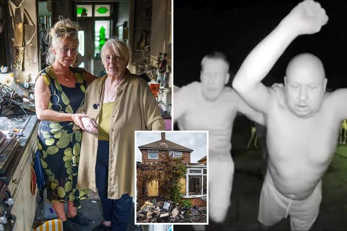 Video shows 'super-hero' neighbors rescuing great-grandma from burning home