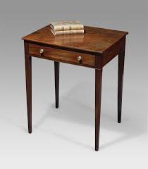 Small George Iii Mahogany Side Table With Ebony And Boxwood Line Solid Top Over A Single Dra Antique Table Antique Side Table Antique Furniture Living Room