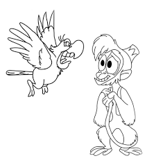 This coloring page shows aladdin and jasmine meeting in the marketplace for the very first time. Aladdin Coloring Pages 10 Free Printable Sheets For Kids