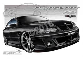 Sales officially start in september. Hsv Clubsport Vz Vz Clubsport R8 Phantom Black A3 Framed Print V094