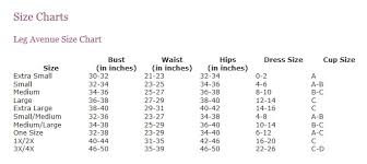 Size Charts Naughty And Nice Lingerie