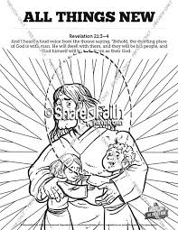 Jesus knows all about us. Revelation 21 All Things New Sunday School Coloring Pages Sunday School Coloring Pages
