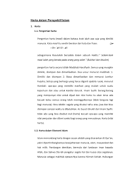 Harta, kepemilikan dan hukum islam. Harta Dalam Perspektif Islam Makalah