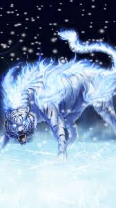 Icy Flame Neon White Tiger Blue White Tiger Wallpaper With Ice Fire Effects Tiger Ice Blue Tiger Wallpaper Cool Backgrounds Wallpapers Wallpaper Pictures