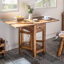 Eleganter Klapptisch Hemingway 119cm Mahagoni Mit Schubladen Kuchentisch Klapptisch Massivholztisch Klapptisch Kuche