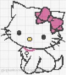 Cross stitch pattern of michigan j frog from looney tunes. Cross Stitch Cat Hello Kitty Style Cross Stitch Patterns Free Cross Stitch Animals Free Cross Stitch
