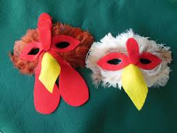 You get to wrap yourself in feathers for a day and perfect your chicken dance. Quick Chicken Mask Chicken Costumes Chicken Costume Diy Chicken Costume Kids