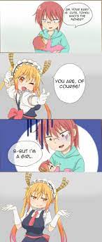Well...she was a futa at one point so that explains it : r/DragonMaid