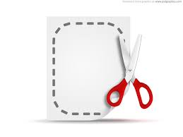 Download Scissors Cutting Template Psd Psdgraphics