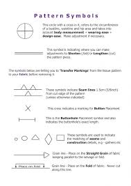 Sewing Pattern Symbols For Sewing Pattern Projects Teaching Sewing Sewing Lessons Sewing Basics