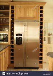 wood fitted units stock photo