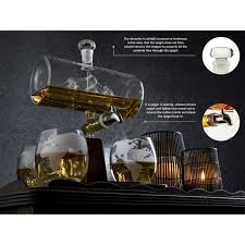 Glass Whiskey Decanter Decanter With Airtight Stopper For - Temu Australia