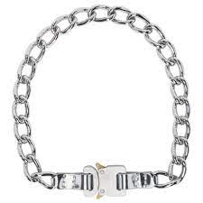 Alyx 1017 9sm Silver Chain Link Necklace In 002 Silver Modesens Chain Link Necklace Silver Link Necklace Silver Chain