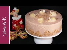 Schokosahnetorte Ohne Gelatine Mausetorte Faschingstorte Kindergeburtstagstorte Youtube Kuchen Rezepte Einfach Kuchen Und Torten Kuchen Rezepte