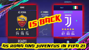 Pes le mete otro gol a fifa con la roma, que será exclusiva del juego de fútbol de konami. Fifa 21 New Licensed Juventus And As Roma Is Back Youtube