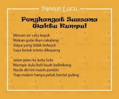 Pin On Pantun Lucu