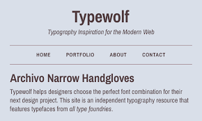 Archivo Narrow Font Sample