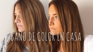 Colorsilk castaño oscuro caoba 32. Como Hacer Un Bano De Color Con Tinte Normal Sara Bruno Youtube