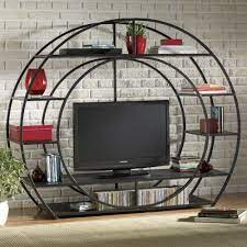 Circle Entertainment Center From Seventh Avenue Living Room Entertainment Entertainment Center Decor