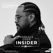 Presale for Maxwell's The Serenade Tour is 𝓱𝓪𝓹𝓹𝓮𝓷𝓲𝓷𝓰 𝓷𝓸𝔀 with  code 𝐈𝐍𝐒𝐈𝐃𝐄𝐑. 🎟️: bit.ly/MaxwellYum24