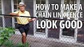 Fence painted in farrow and ball downpipe. How To Make Chain Link Fence Look Good Youtube