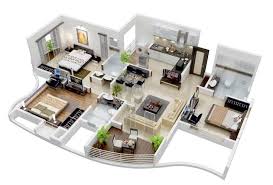 Ukuran kamar yang ideal untuk denah rumah 1 lantai 3 kamar tidur yakni semuanya sebesar 3 m x 3 m. 21 Gambar Denah Rumah Minimalis 3d Terlengkap 2021 Rumahpedia