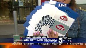 No warnings will be given for violators of this rule, just a ban. Back To School Week Wss Gift Card Giveaway Ktla