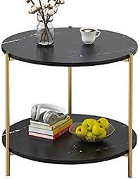 Amazon Com Pamboo Coffee Table Small Table Marble Pattern Wooden Double Sofa Side Table Square Table Suitable For Coffee Table Sofa Side Table Modern Table