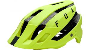 fox flux mips mtb helmet size xs s 50 54cm yellow black