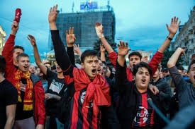 Villes à macédoine du nord. Macedoine Du Nord Debordements Racistes Apres Le Sacre Du Vardar En Hand